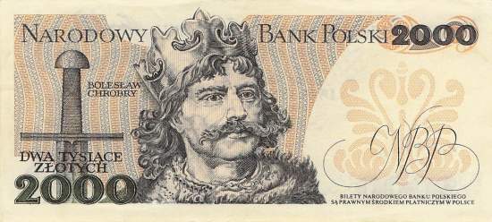 2000 Zloty Polen p147c 1982